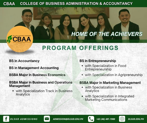 DLSUD College of Business Administration & Accountancy