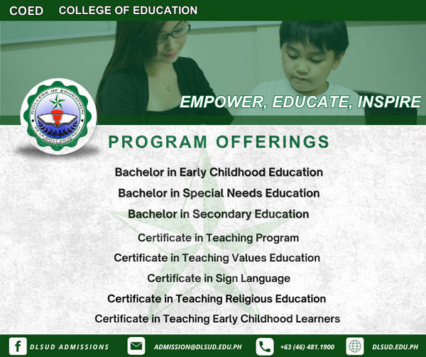 dlsud COLLEGE OF EDUCATION