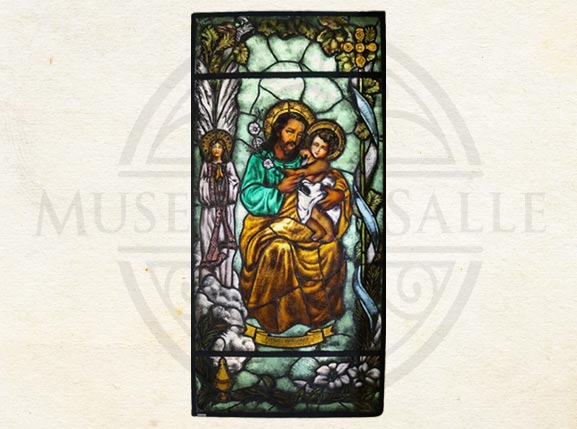 St. Joseph and Child Jesus Stained Glass Window