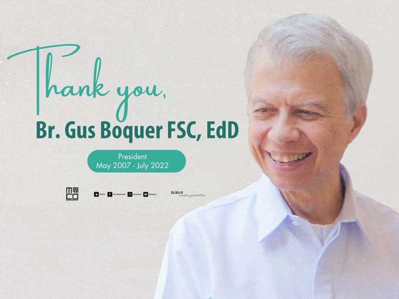 Thank you, Br. Gus, our visionary leader ♥ Thank you, Br. Gus, our visionary leader ♥