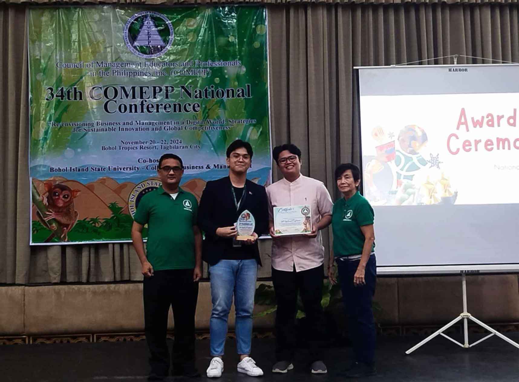 DLSU-D Student Clinches 2nd Runner-Up in COMEPP National Conference