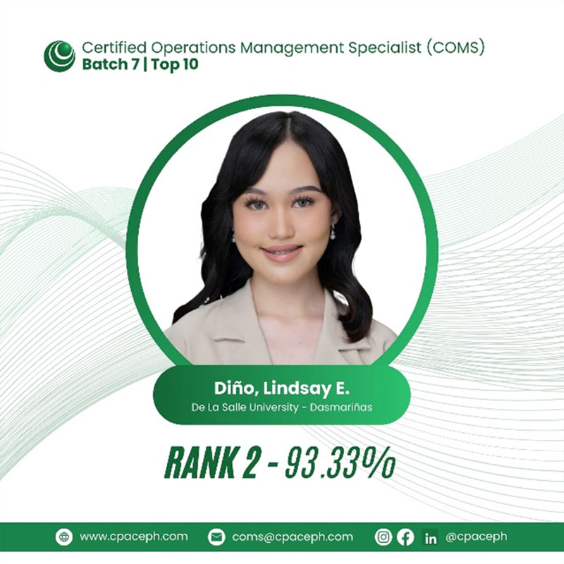 BSBA Graduates Dominate COMS Certification Exam