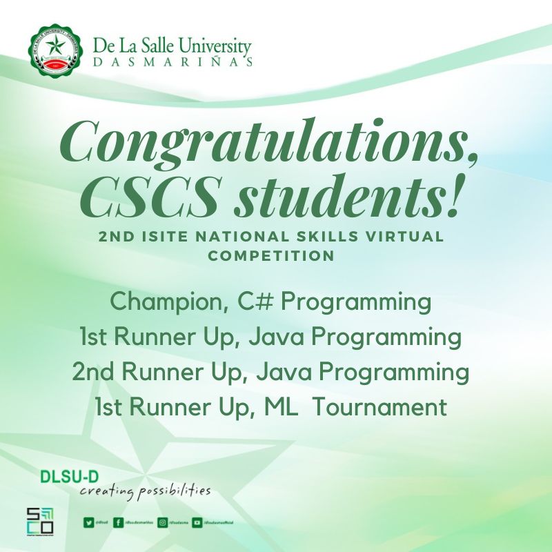 COS students bag top prizes at iSITE competition