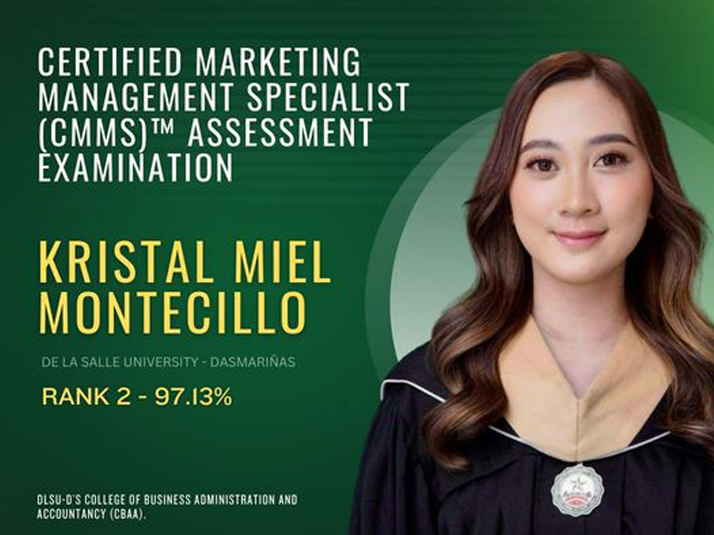 Marketing Alumna Ranks 2nd in CMMS™ Assessment