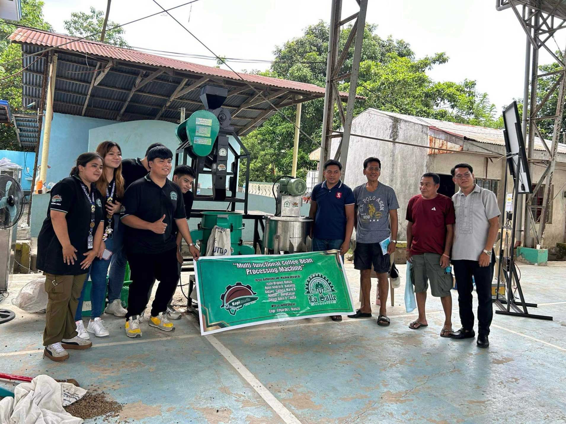 ME Students develops a Multifunctional Machine for coffee farmers