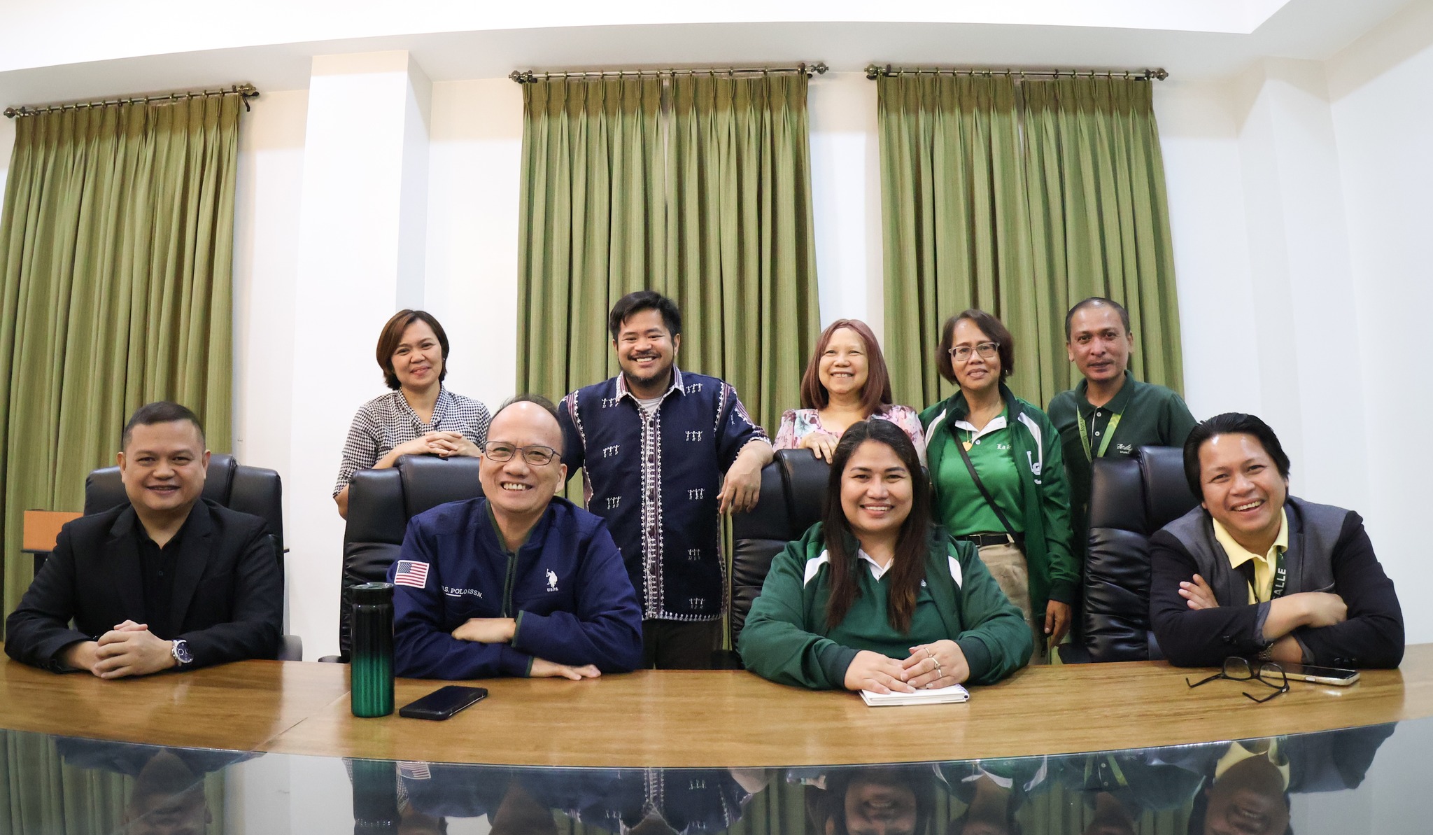 POLCA Officers Meet DLSU-D President