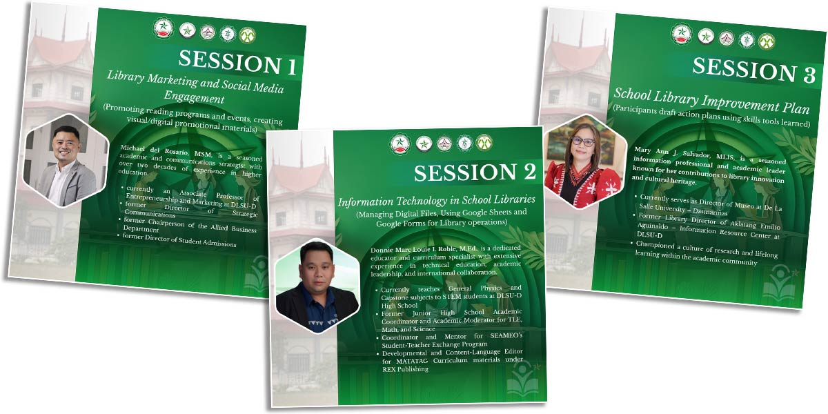 DLSU-D Hosts CPD-Accredited LIS Month Seminar Series 