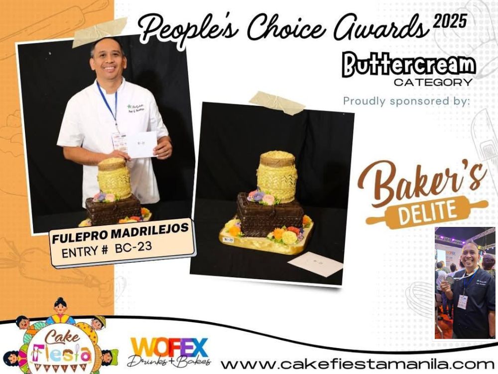 HMD Chair Wins Silver at Cake Fiesta Manila