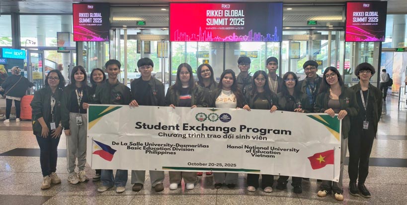 DLSU-D High School Students Join Exchange Program in Vietnam