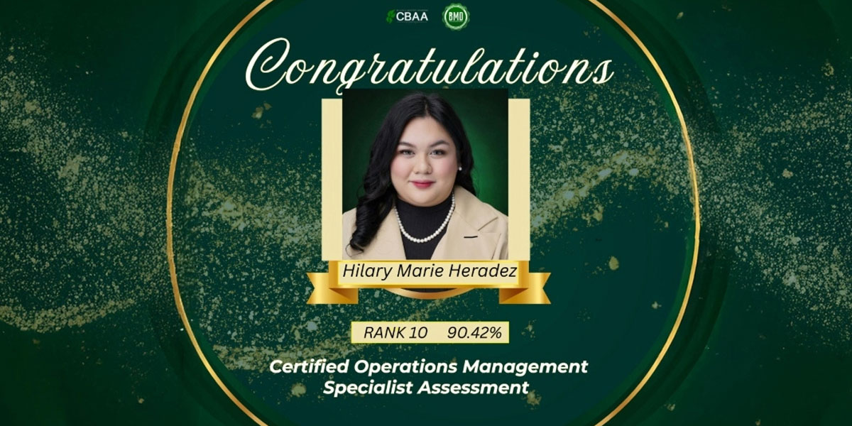 Heradez Joins List of COMS™ Achievers
