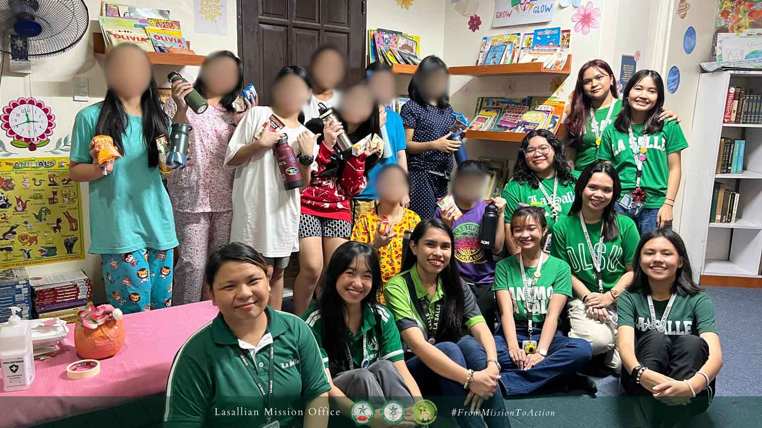 Lasallian Mission Office and LINKod Donate Books to Bahay Kalinga Library