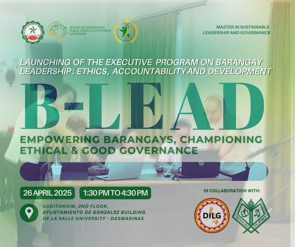 DLSU-D to Launch B-LEAD Program for Barangay Leaders