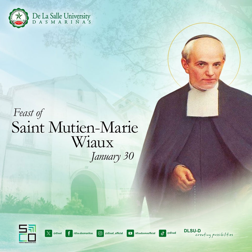DLSU-D Celebrates Feast of Saint Mutien-Marie Wiaux