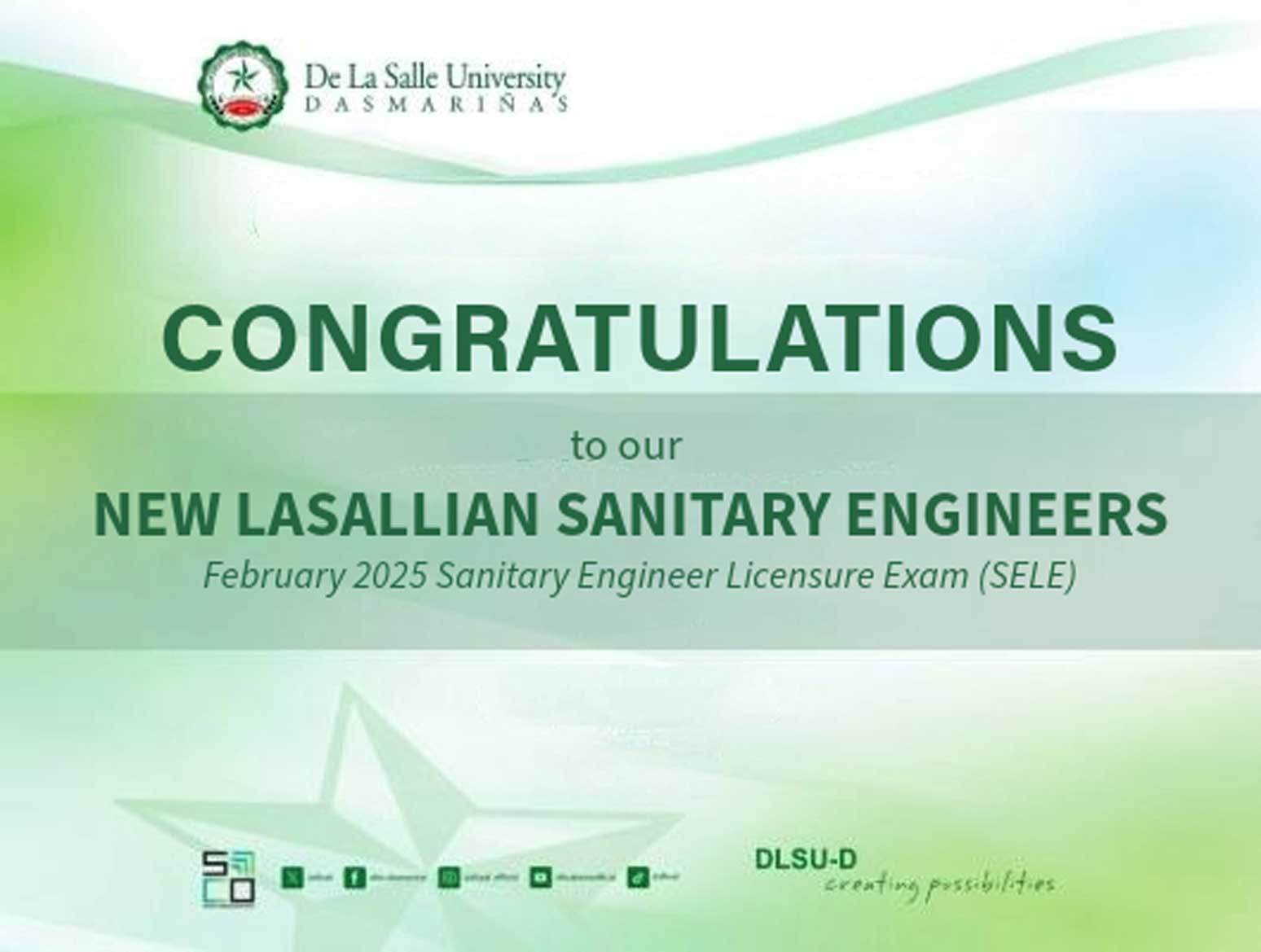 DLSU-D Student Ranks 6th in Feb 2025 SELE