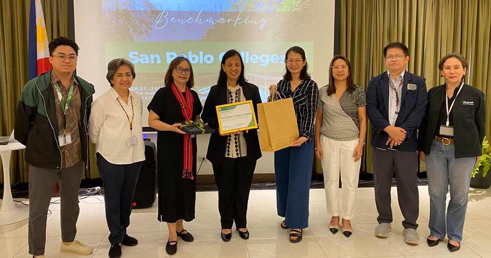 San Pablo Colleges Visits DLSU-D for Benchmarking 