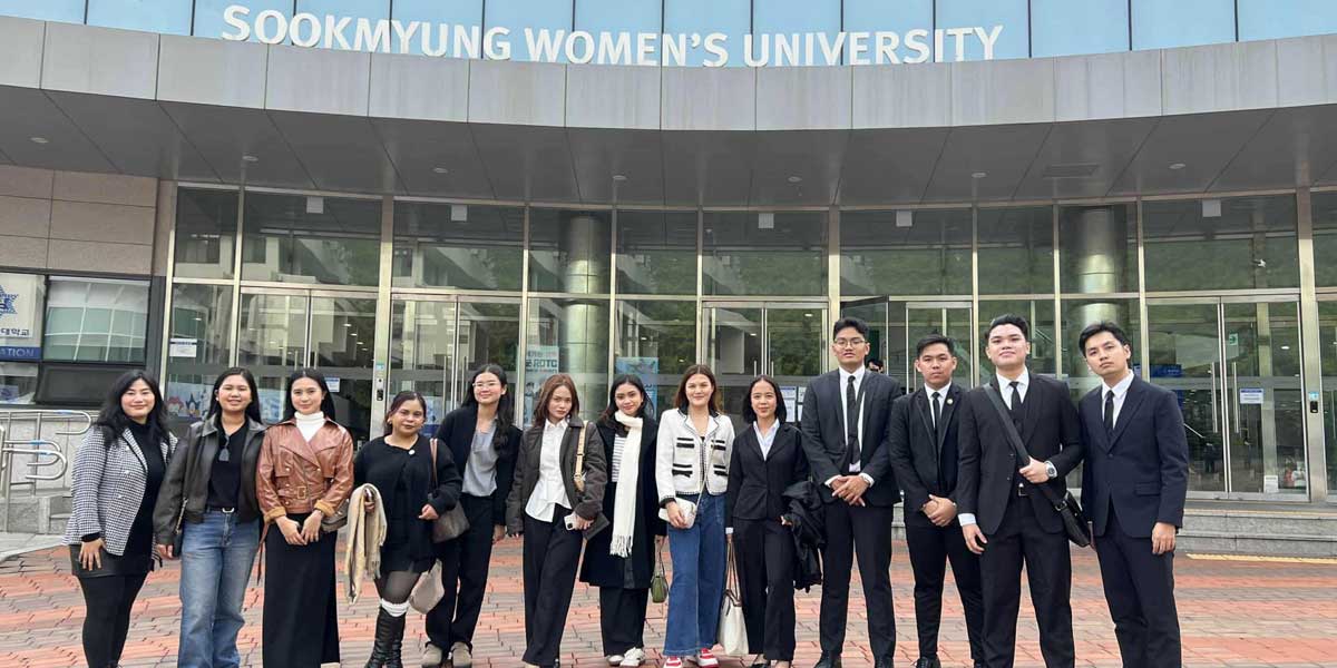 DLSU-D Tourism Students and Faculty Earn Honors at World Tourism Conference
