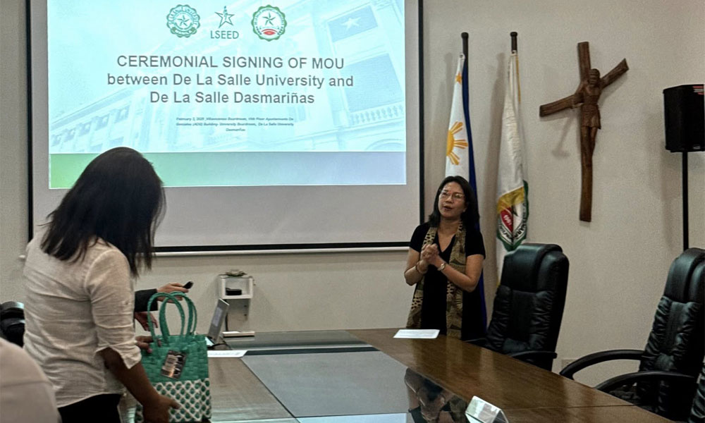 LSEED of DLSU and LCDC of DLSU-D formalized their partnership through the signing of a Memorandum of Understanding