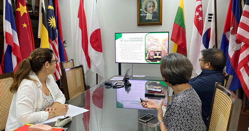 LSO Hosts UniLaSalle Professor for Research Collaboration Dialogue