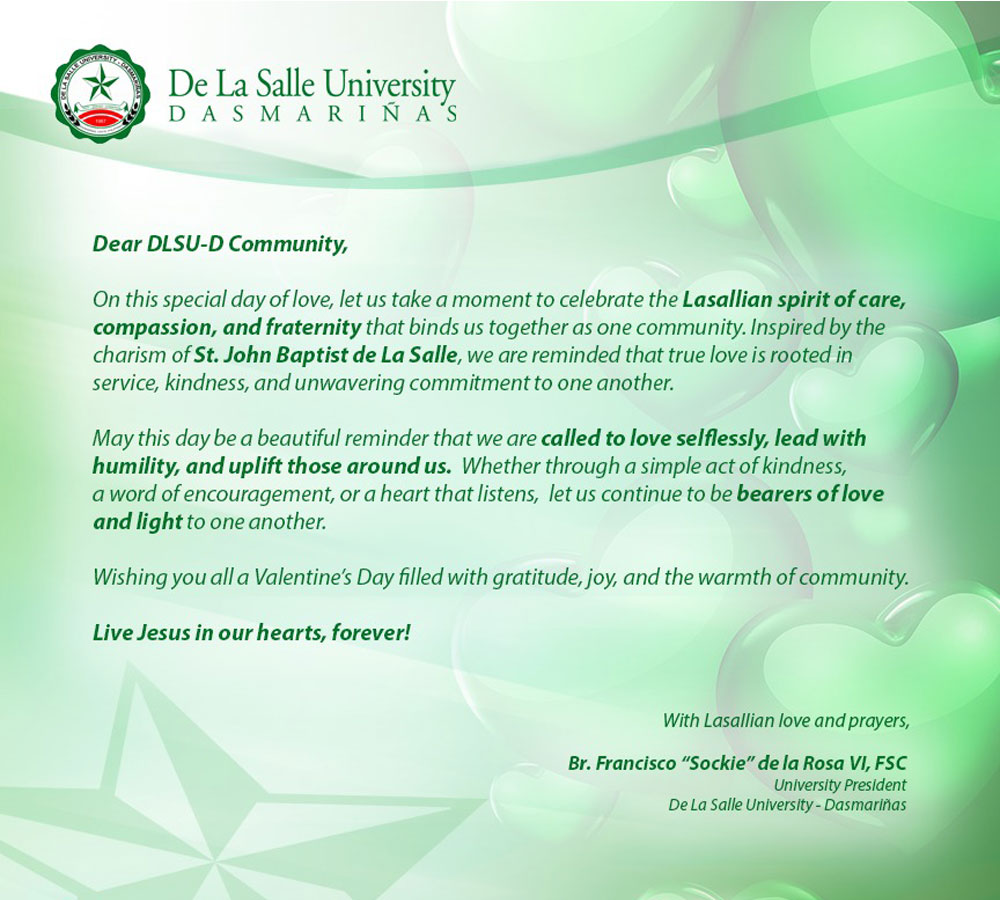 Lasallians Celebrate Valentine's Day with Compassion