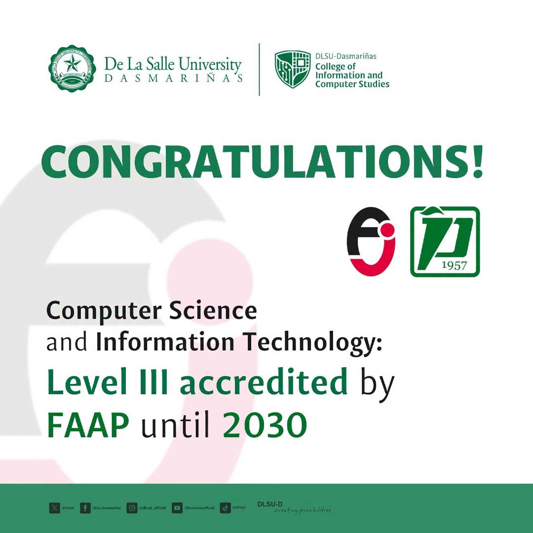 DLSU-D Earns Institutional Accreditation, Program Accreditations Renewed