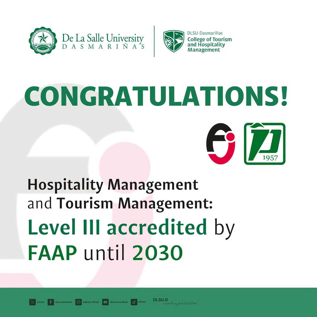 DLSU-D Earns Institutional Accreditation, Program Accreditations Renewed