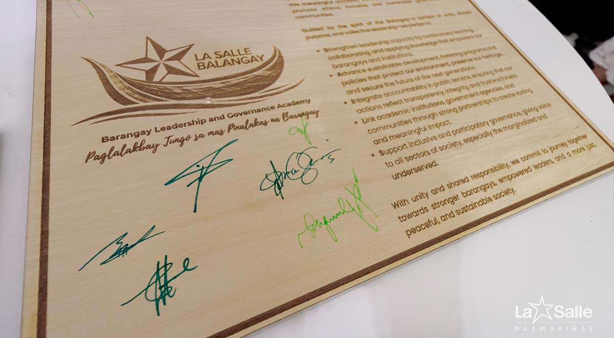 DLSU-D Launches LS BALANGAY Program