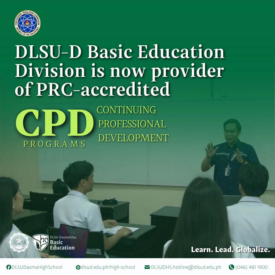 DLSU-D BED Now a PRC-Accredited CPD Provider