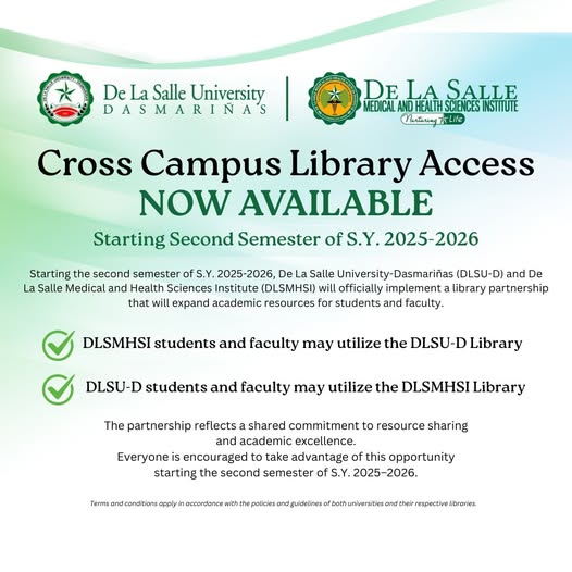 DLSU-D and DLSMHSI Launch Cross-Campus Library Access 