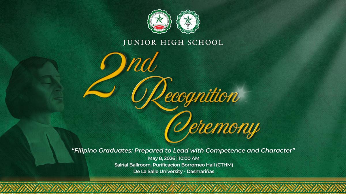 DLSU-D Holds 2nd Recognition Ceremony