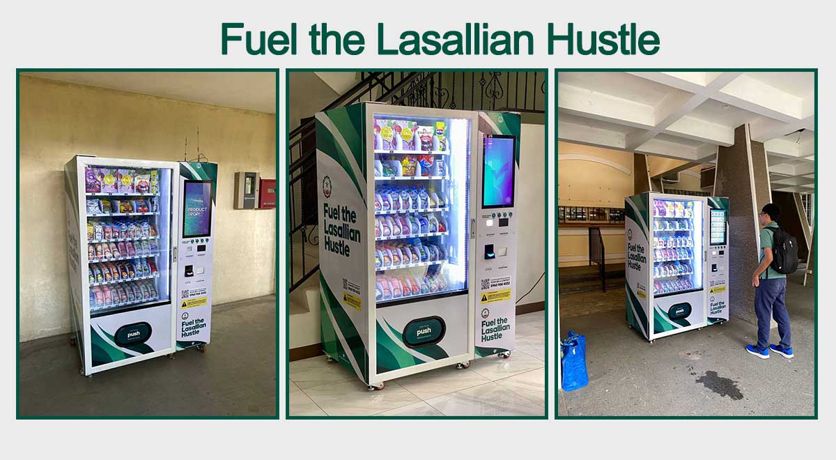 Lasallians Enjoy New Cashless Vending Machines