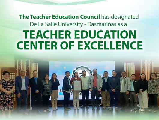 DLSU-D Designated as a Teacher Education Center of Excellence