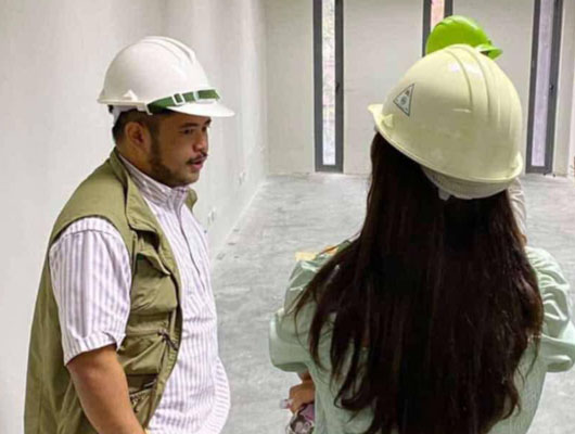 Br. President Visits Engineering and Architecture Building Development