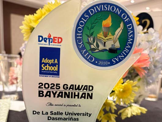 DLSU-D Receives 2025 Gawad Bayanihan Award