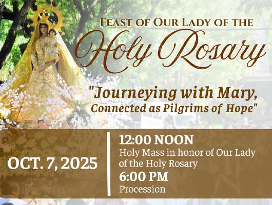 DLSU-D Community to Celebrate the Feast of the Holy Rosary