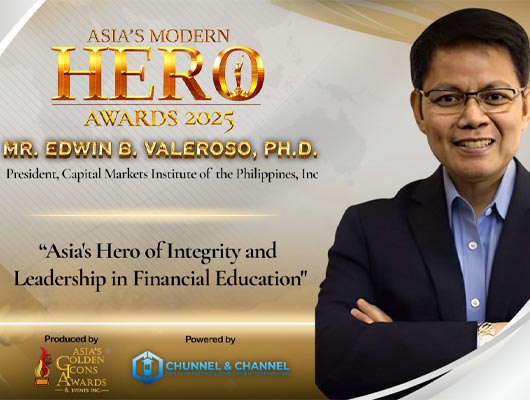 Professor Named Asia’s Modern Hero Awardee