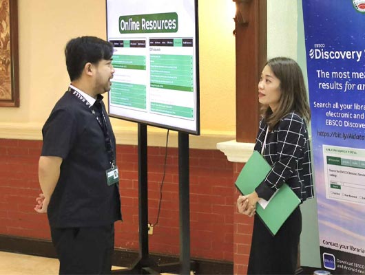 Br. President, Visits University Library
