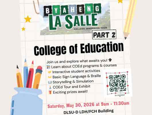 Byaheng La Salle Opens Campus to Freshmen