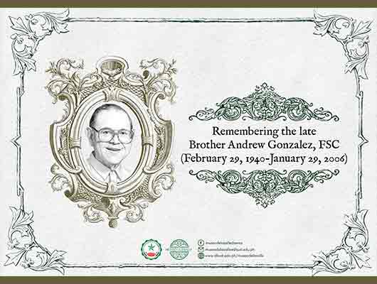 Honoring Brother Andrew Gonzalez, FSC