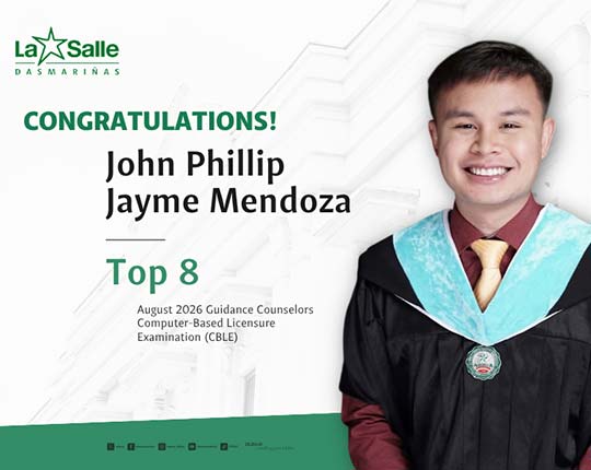 DLSU-D GRAD TOP 8 IN LICENSURE EXAM