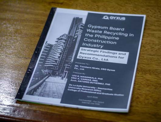 DLSU-D Advances Gypsum Waste Research