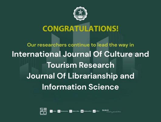 DLSU-D Celebrates Faculty, CTHM Publications in International Journal