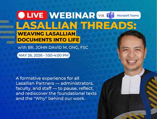 DLSU-D to Hold Lasallian Threads Webinar