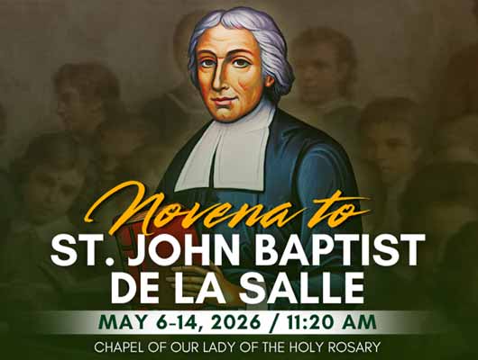 DLSU-D Honors St. La Salle Through Novena
