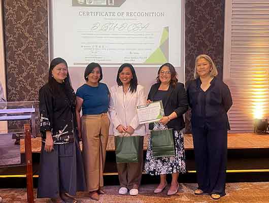 CSA named Outstanding OJT Partner by DLSU-D Marketing Management Program