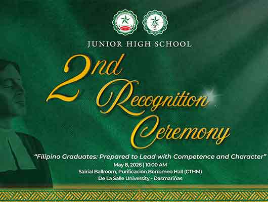 DLSU-D Holds 2nd Recognition Ceremony