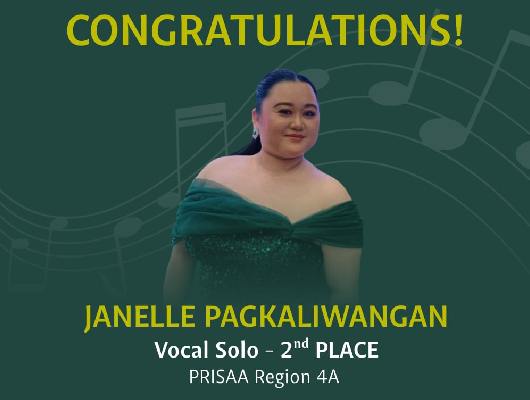 DLSU-D Shine at PRISAA Singing Competition 