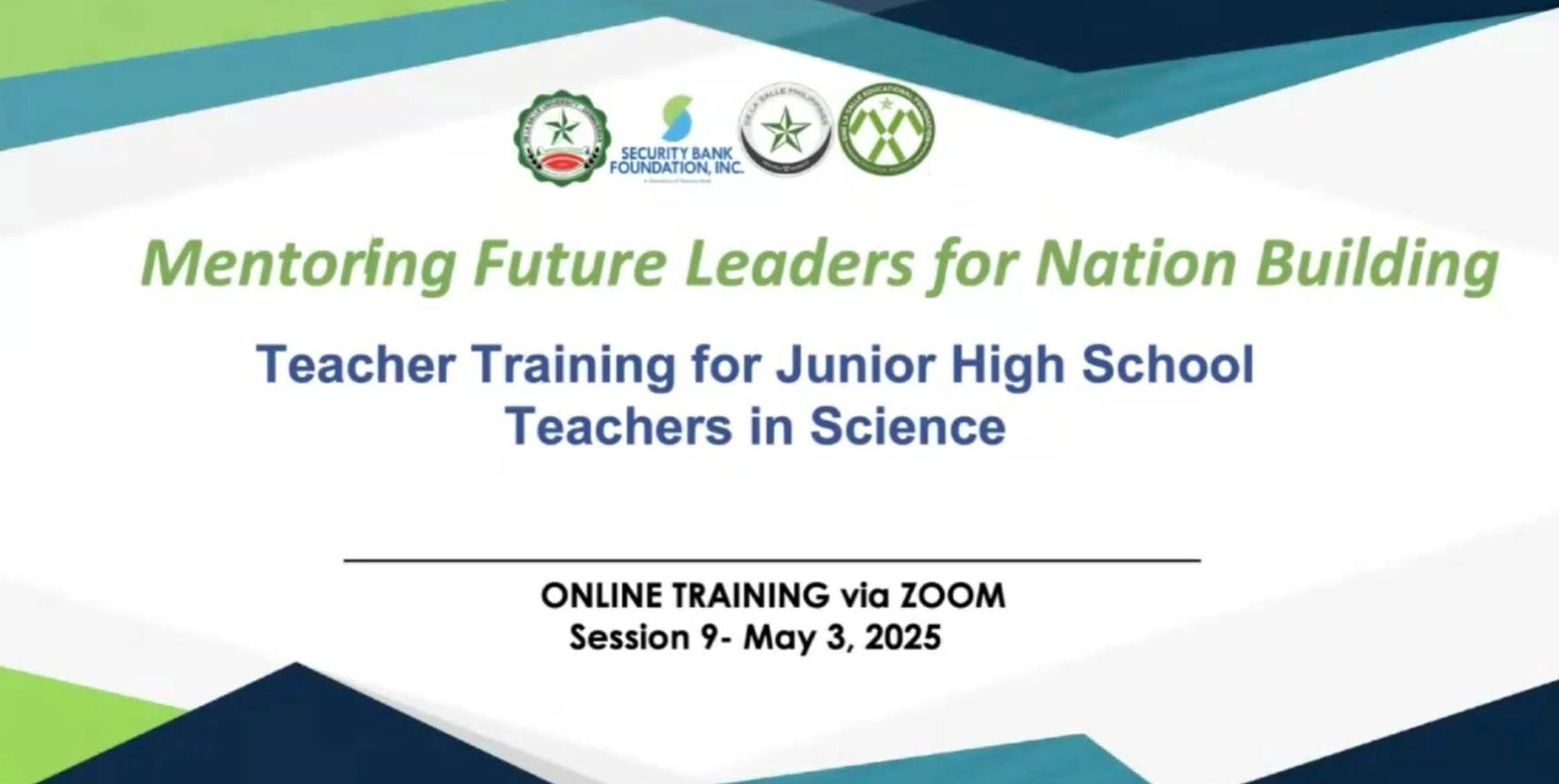 DLSU-D, De La Salle Philippines Host Teacher Training Program