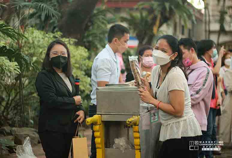 VP Leni visits DLSU-D campus