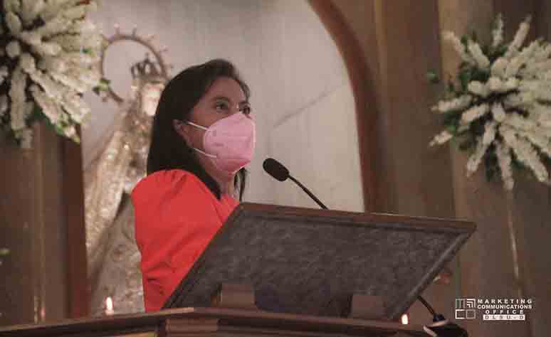 VP Leni visits DLSU-D campus