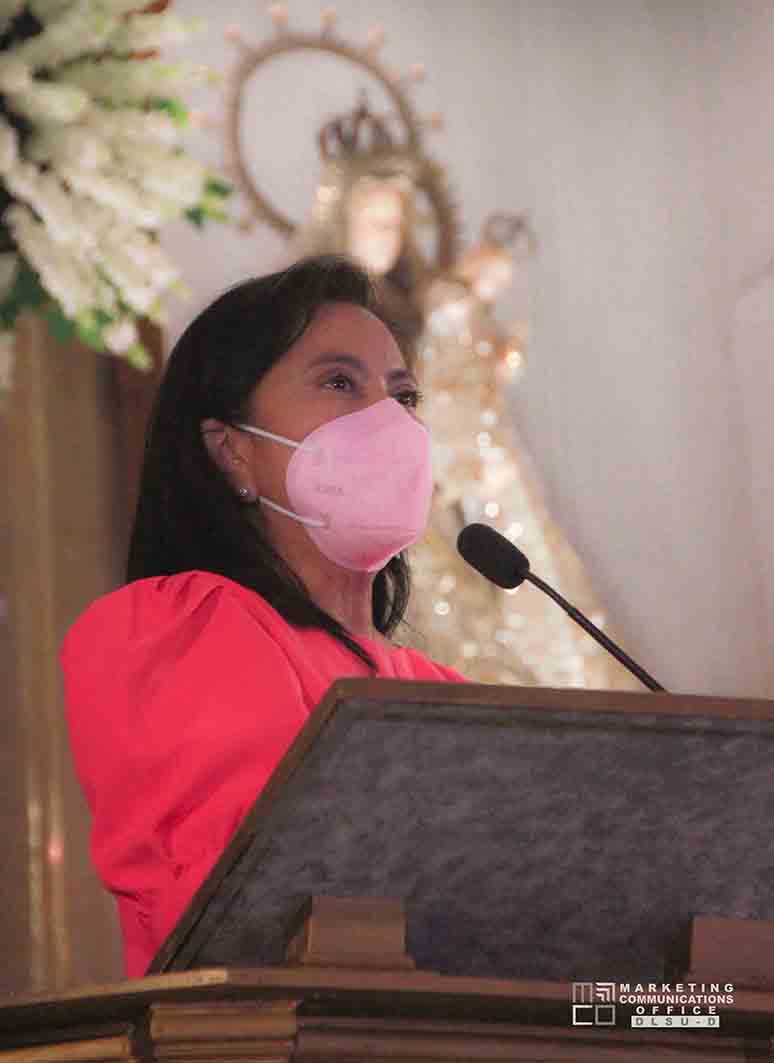 VP Leni visits DLSU-D campus